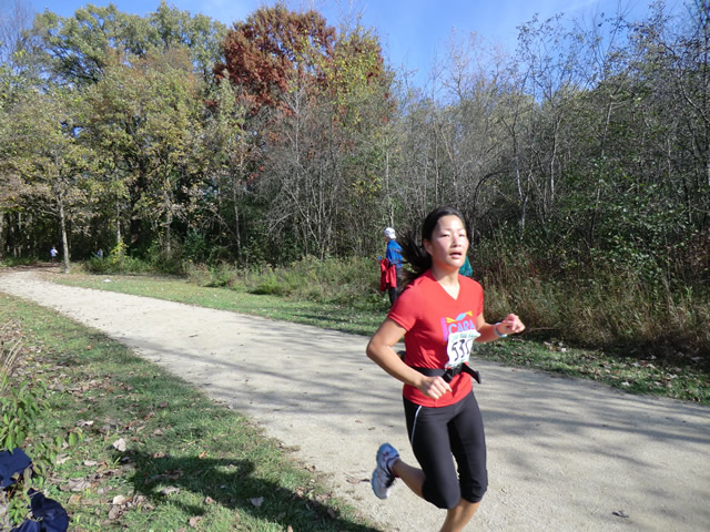 Runners Approaching their Finish : Saturday October 22nd, 2011