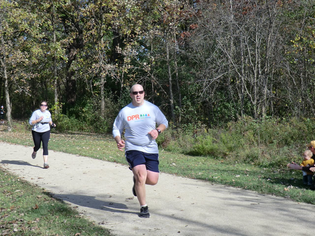 Runners Approaching their Finish : Saturday October 22nd, 2011
