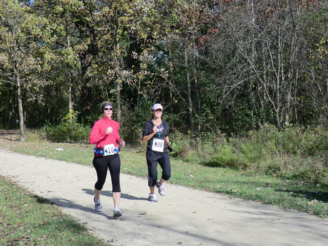Runners Approaching their Finish : Saturday October 22nd, 2011