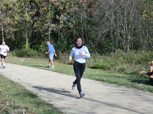 Runners Approaching their Finish : Saturday October 22nd, 2011