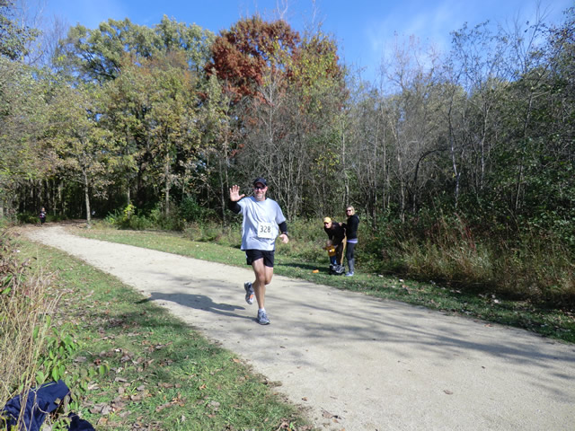 Runners Approaching their Finish : Saturday October 22nd, 2011