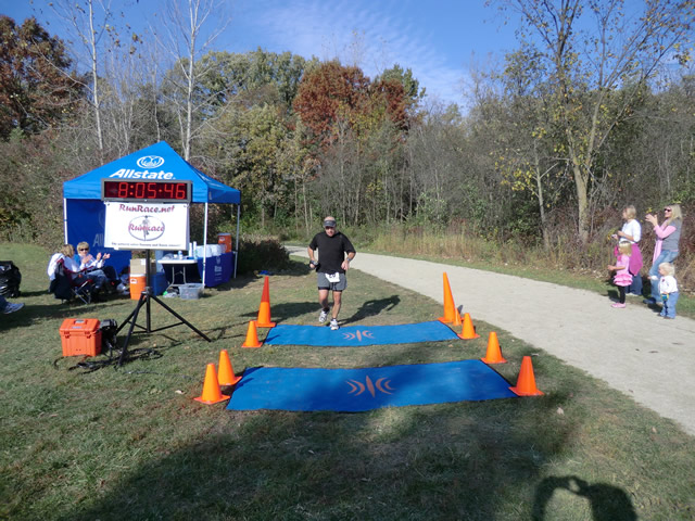 Shiny Happy Runners at the Finish : Saturday October 22nd, 2011