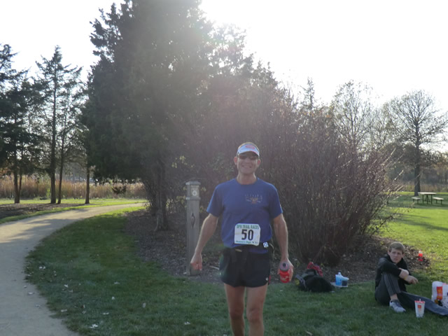 Shiny Happy Runners at the Finish : Saturday October 22nd, 2011