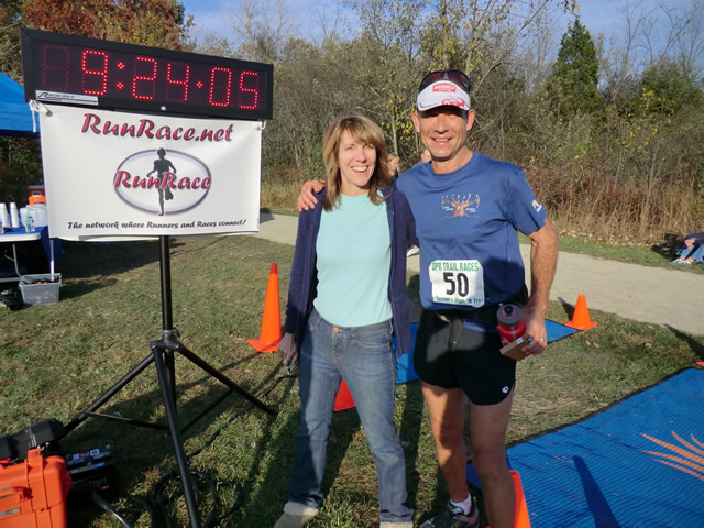 Shiny Happy Runners at the Finish : Saturday October 22nd, 2011