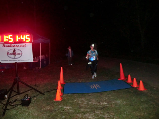Shiny Happy Runners at the Finish : Saturday October 22nd, 2011