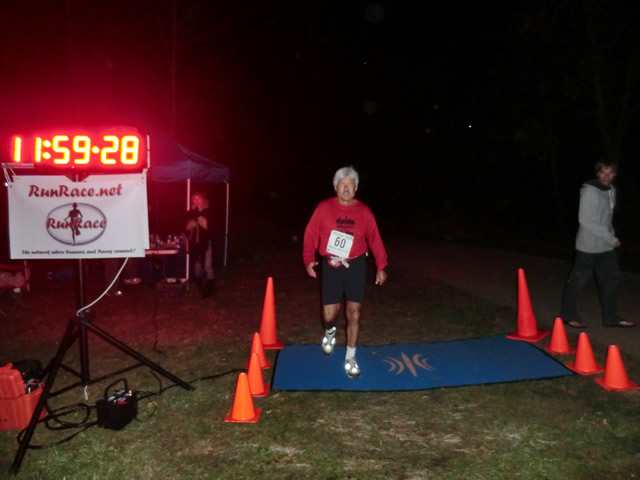 Shiny Happy Runners at the Finish : Saturday October 22nd, 2011