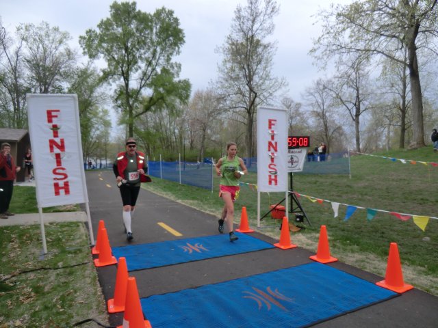 Saturday April 21st, 2012 : Trail Mix Race - Lap & Finish Area