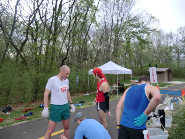 Saturday April 21st, 2012 : Trail Mix Race - Lap & Finish Area