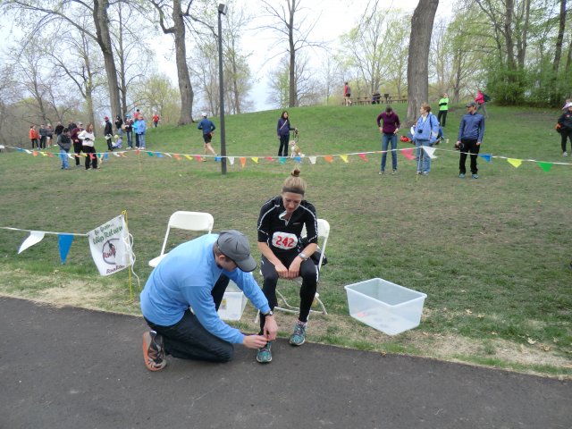 Saturday April 21st, 2012 : Trail Mix Race - Lap & Finish Area