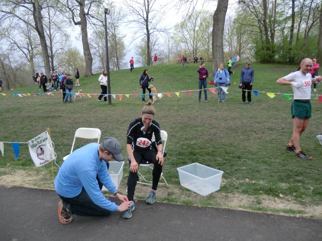 Saturday April 21st, 2012 : Trail Mix Race - Lap & Finish Area