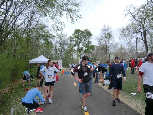 Saturday April 21st, 2012 : Trail Mix Race - Lap & Finish Area