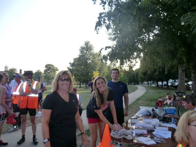 Wednesday August 1st 2012 : Race set up and check-in
