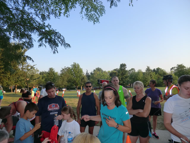 Wednesday August 1st 2012 : Race set up and check-in