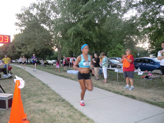 Wednesday August 1st 2012 : Action from the Inaugural Chicago Full Moon Run