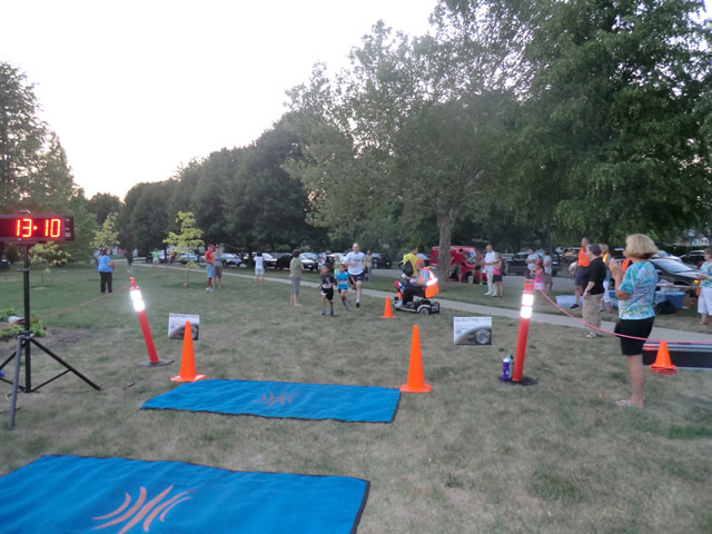 Wednesday August 1st 2012 : Action from the Inaugural Chicago Full Moon Run