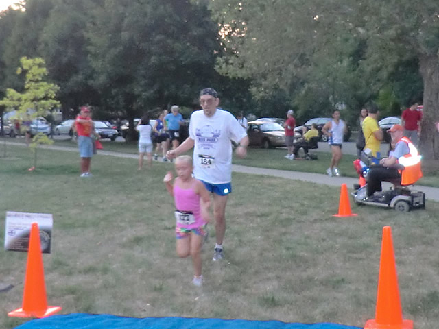 Wednesday August 1st 2012 : Action from the Inaugural Chicago Full Moon Run