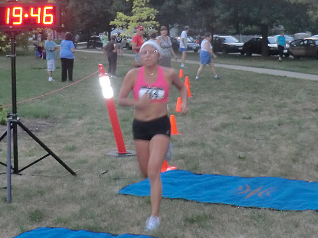 Wednesday August 1st 2012 : Action from the Inaugural Chicago Full Moon Run
