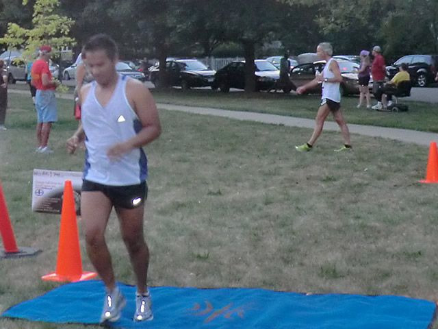 Wednesday August 1st 2012 : Action from the Inaugural Chicago Full Moon Run