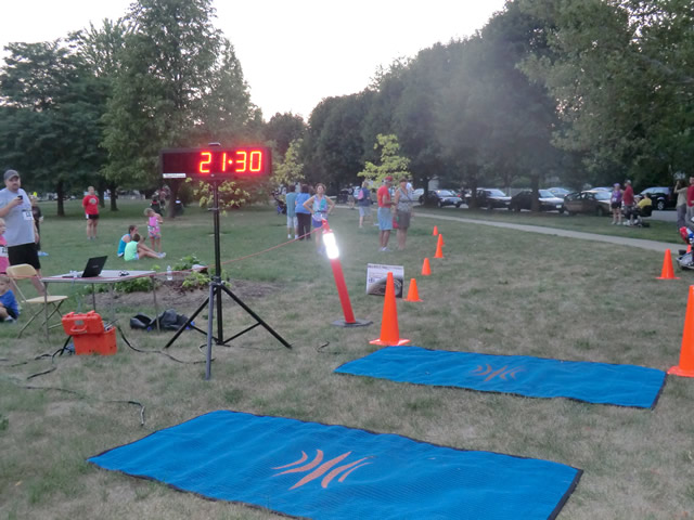 Wednesday August 1st 2012 : Action from the Inaugural Chicago Full Moon Run