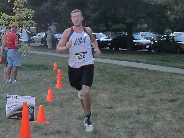Wednesday August 1st 2012 : Action from the Inaugural Chicago Full Moon Run