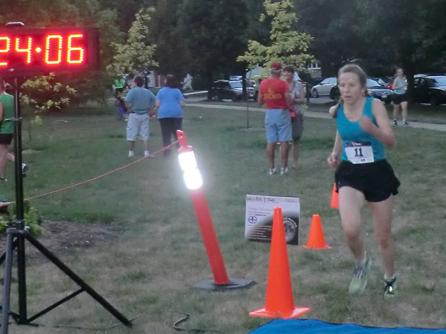 Wednesday August 1st 2012 : Action from the Inaugural Chicago Full Moon Run