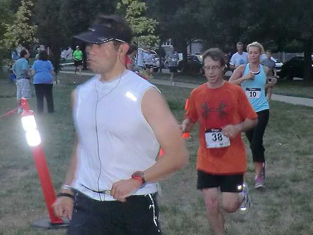 Wednesday August 1st 2012 : Action from the Inaugural Chicago Full Moon Run