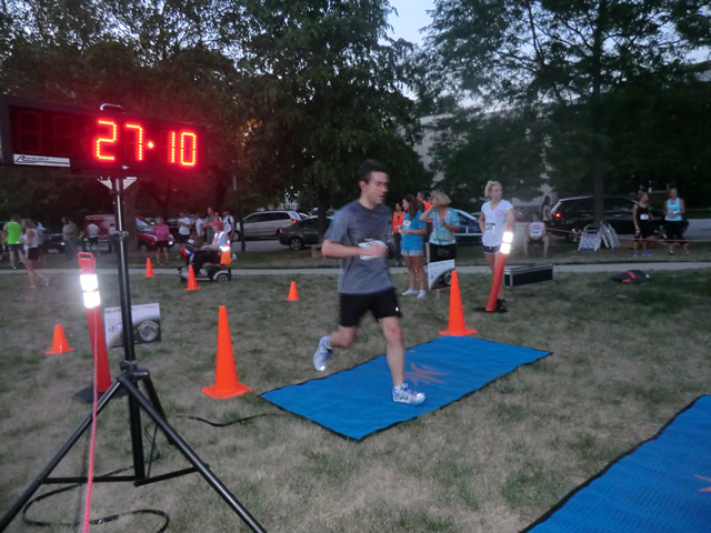 Wednesday August 1st 2012 : Action from the Inaugural Chicago Full Moon Run