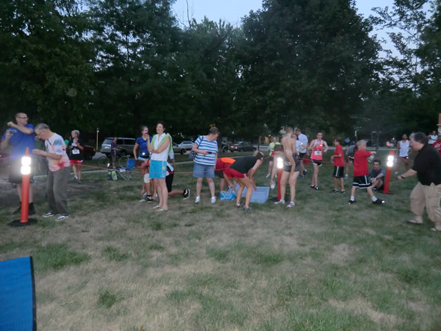 Wednesday August 1st 2012 : Action from the Inaugural Chicago Full Moon Run