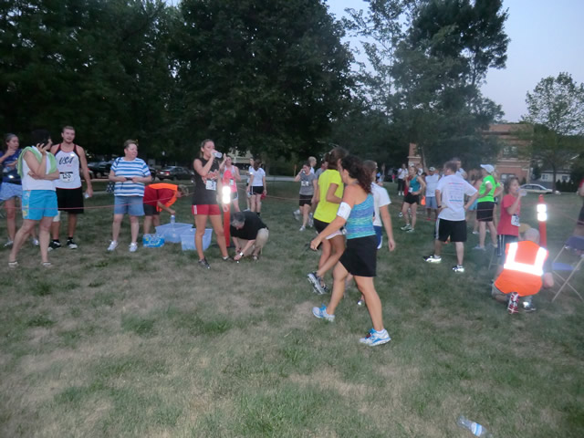 Wednesday August 1st 2012 : Action from the Inaugural Chicago Full Moon Run