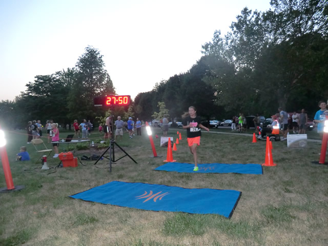 Wednesday August 1st 2012 : Action from the Inaugural Chicago Full Moon Run