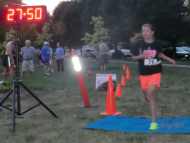 Wednesday August 1st 2012 : Action from the Inaugural Chicago Full Moon Run