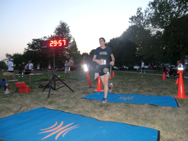 Wednesday August 1st 2012 : Action from the Inaugural Chicago Full Moon Run