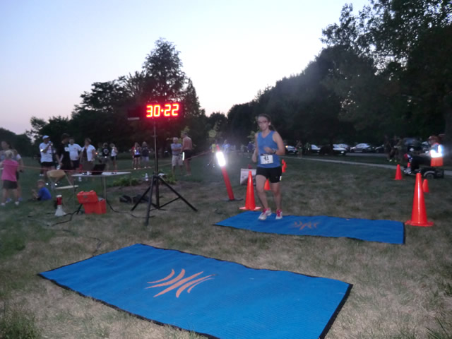 Wednesday August 1st 2012 : Action from the Inaugural Chicago Full Moon Run