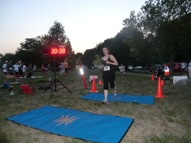Wednesday August 1st 2012 : Action from the Inaugural Chicago Full Moon Run