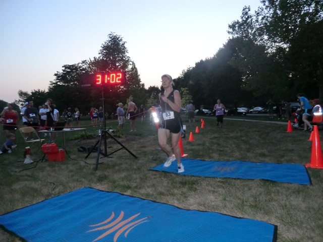 Wednesday August 1st 2012 : Action from the Inaugural Chicago Full Moon Run