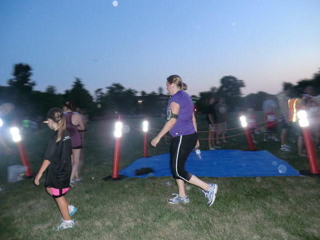Wednesday August 1st 2012 : Action from the Inaugural Chicago Full Moon Run
