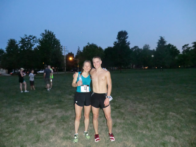 Wednesday August 1st 2012 : Action from the Inaugural Chicago Full Moon Run