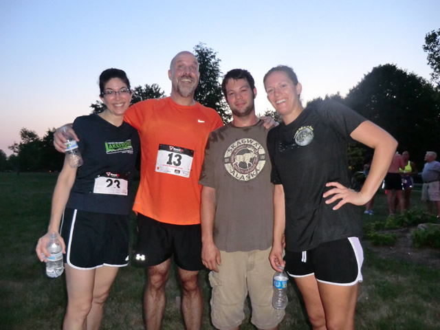 Wednesday August 1st 2012 : Action from the Inaugural Chicago Full Moon Run