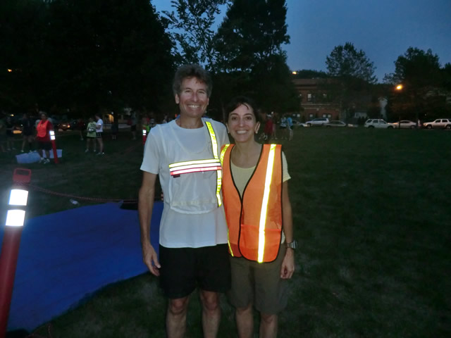 Wednesday August 1st 2012 : Full Moon Run - Race Directors Bill & Michelle