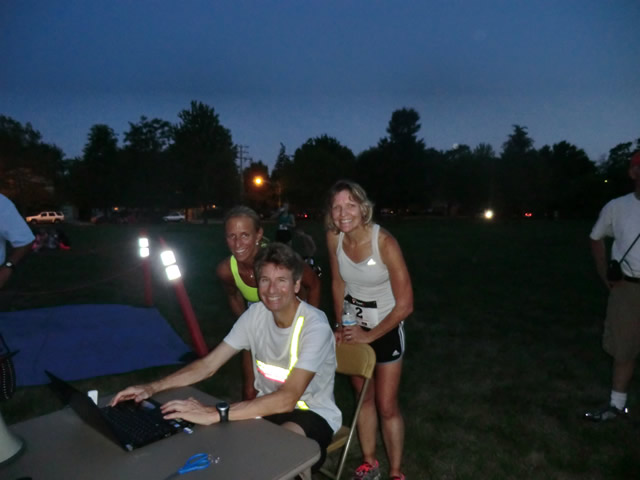 Wednesday August 1st 2012 : Action from the Inaugural Chicago Full Moon Run