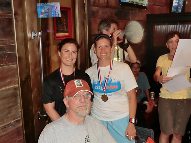 Wednesday August 1st 2012 : Action from the  Chicago Full Moon Run Post-Race Party