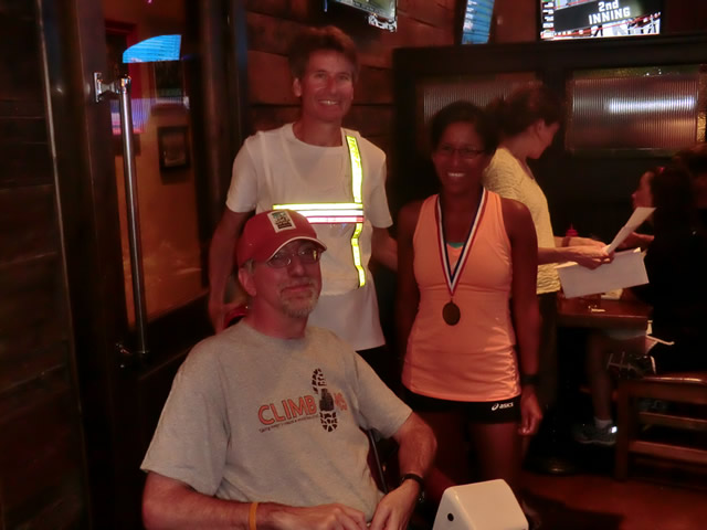 Wednesday August 1st 2012 : Action from the  Chicago Full Moon Run Post-Race Party