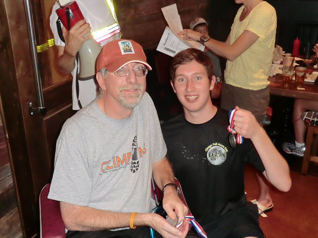 Wednesday August 1st 2012 : Action from the  Chicago Full Moon Run Post-Race Party