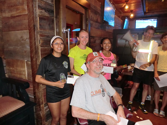 Wednesday August 1st 2012 : Action from the  Chicago Full Moon Run Post-Race Party