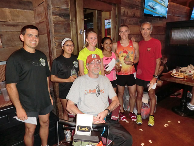 Wednesday August 1st 2012 : Action from the  Chicago Full Moon Run Post-Race Party