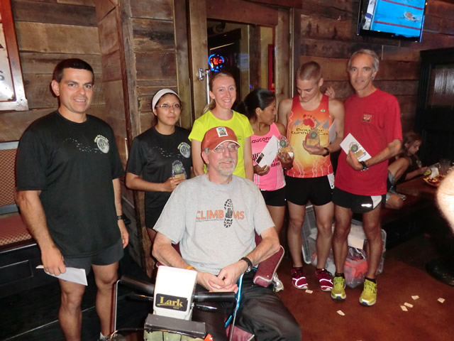 Wednesday August 1st 2012 : Action from the  Chicago Full Moon Run Post-Race Party