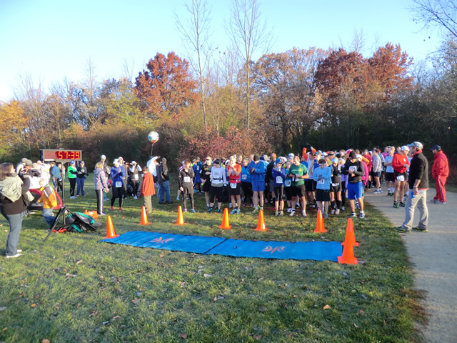 Early Morning - Saturday October 20, 2012 : Start of the DPR Trail Marathon