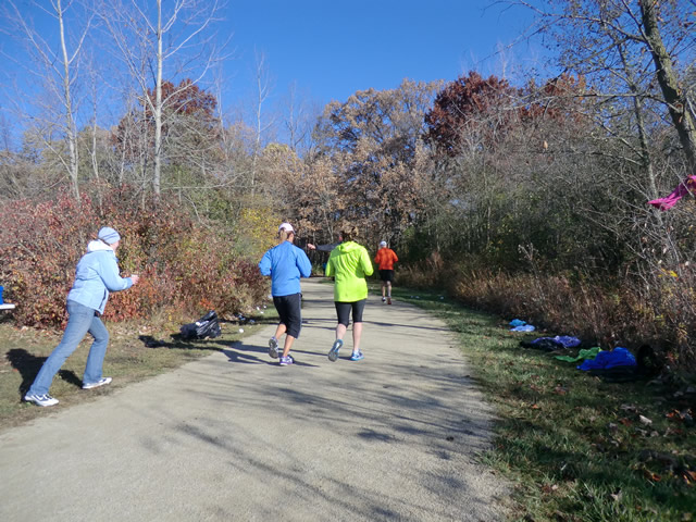 Saturday October 20, 2012 : 2.7 Miles into the DPR Trail Half-Marathon