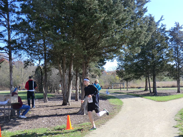 Saturday October 20, 2012 : Finish of the DPR Trail Half-Marathon