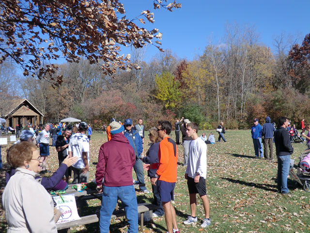 Finish Area of the 2012 DPR Trail Races : Saturday October 20, 2012